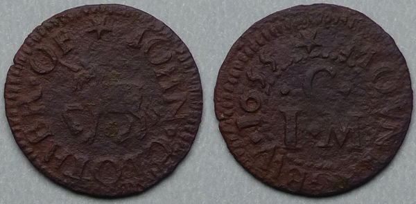 Montacute, John Clother 1655 farthing token